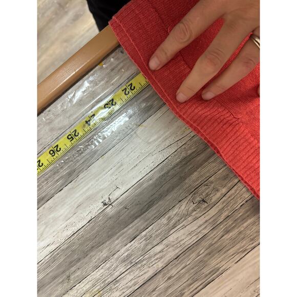 Eileen Fisher Organic Linen Coral Sweater - Size Small Long Sleeve Pullover - Picture 9 of 11